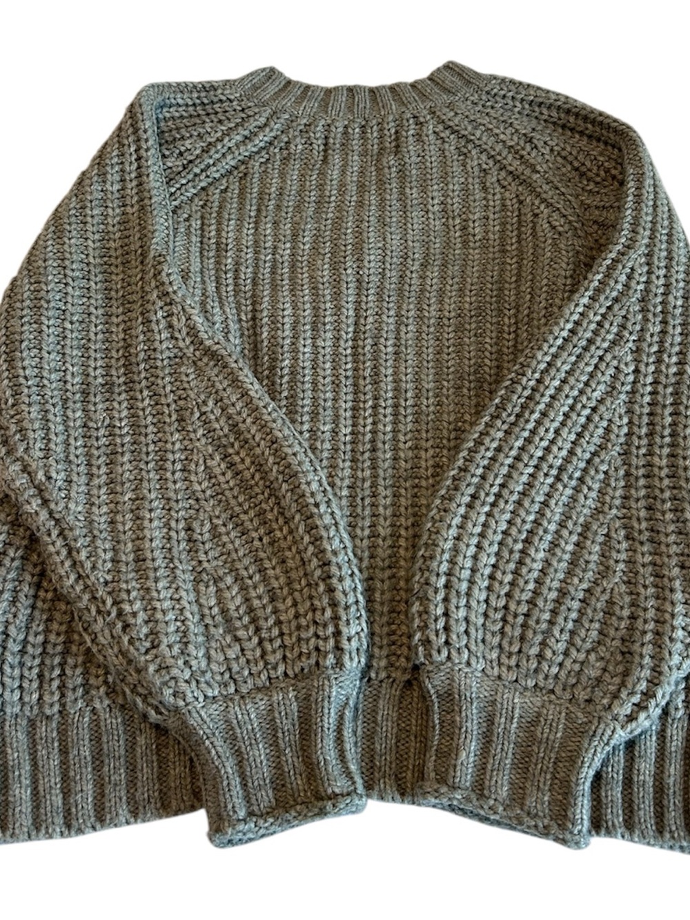 American Eagle Outfitters V-Neck Chunky Knit Sweater - Picture 3 of 7